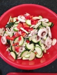 Vegan and Gluten-Free Summery Chimichurri Pesto Pasta Salad