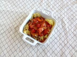 Totally veggie-filled Vegan and Gluten-Free Roasted Butternut Spaghetti - Comfort food at it's best!