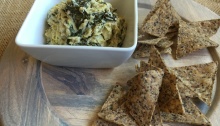 The Perfect Dip and Appetizer for Any Party or Game-Day Fun! Vegan and Gluten-Free Cashew Cream Cheese Spinach and Artichoke Dip