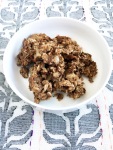 Vegan, Gluten- and Sugar-Free PB Chocolate Protein Baked Oatmeal